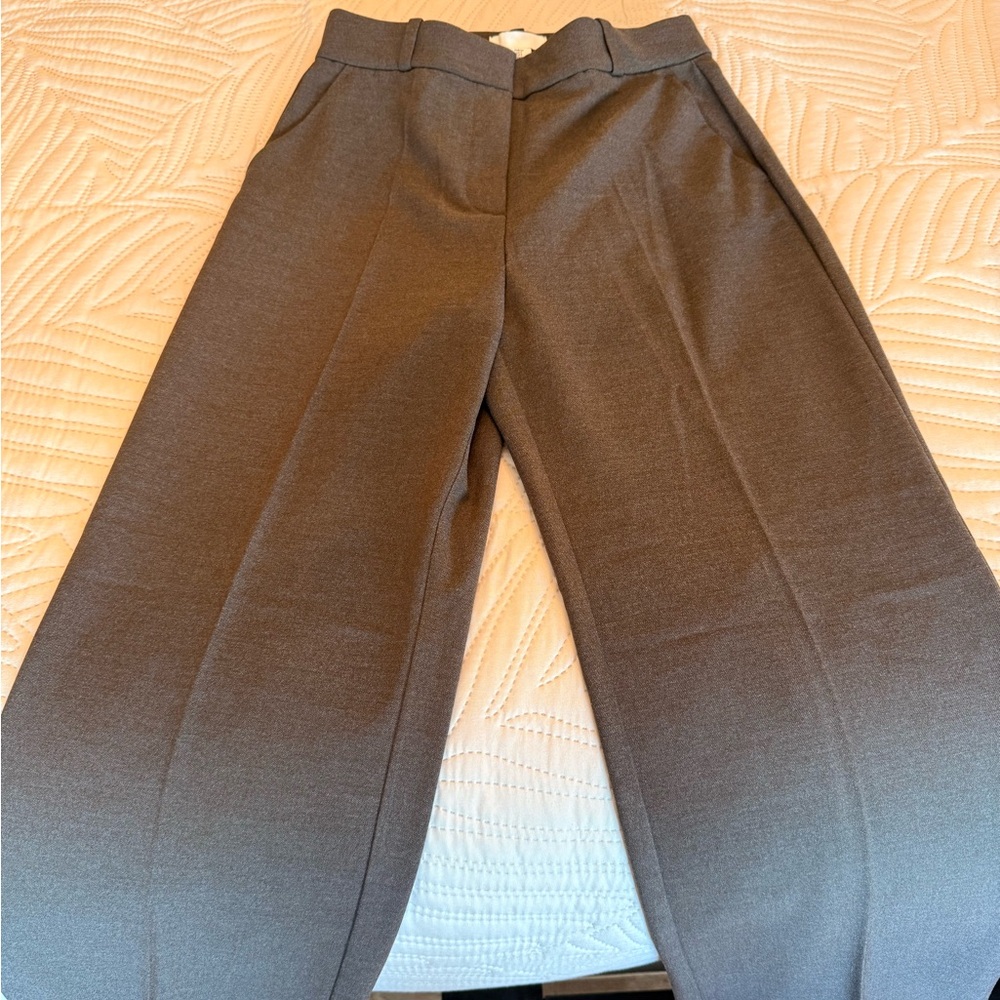 H&M Classic Gray Straight Leg Pants